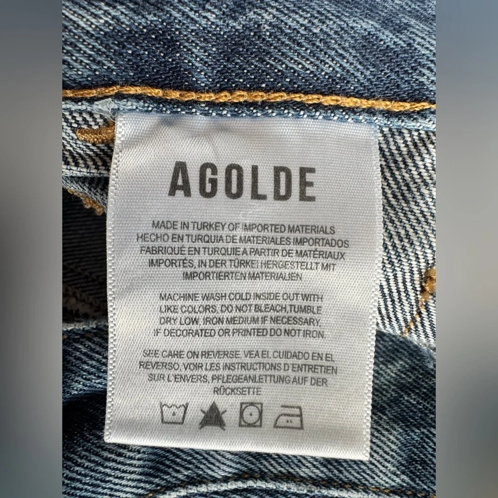 AGOLDE Cooper Cargo in Denim Blue Women's